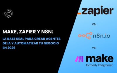 Make, Zapier y n8n: la base real para crear Agentes de IA y automatizar tu negocio en 2026